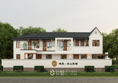 占地219平米，陕西西安李总现代风格二层民宿-0903