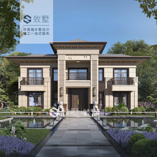 占地120平米，重庆巫山李总中式风格二层自建别墅-0157