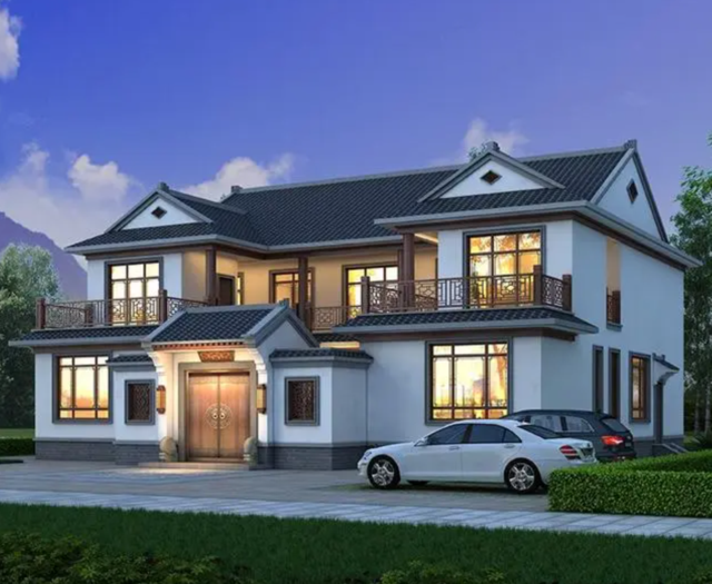 忠县自建房设计效果图,三层设计 - 致墅建筑